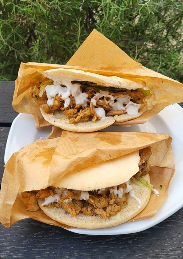 Csirke gyros pitában