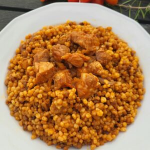 Tarhonyás hús