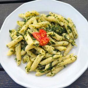 Spenótos penne