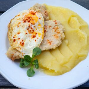 Holstein szelet burgonyapürével