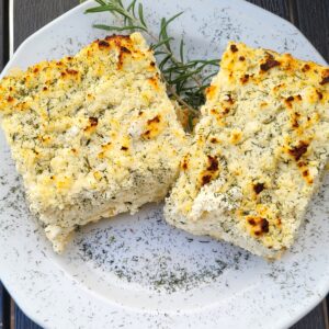 Kapros-túrós lepény