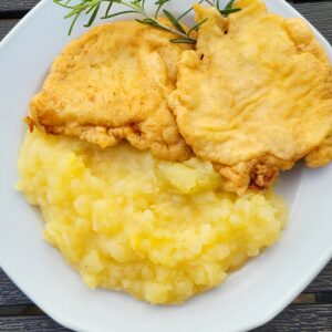 Párizsi csirkemell burgonyapürével