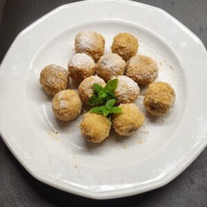 Mogyorókrémes gombóc