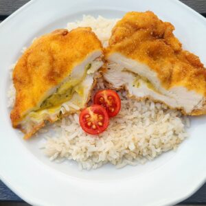 Kijevi csirkemell rizzsel